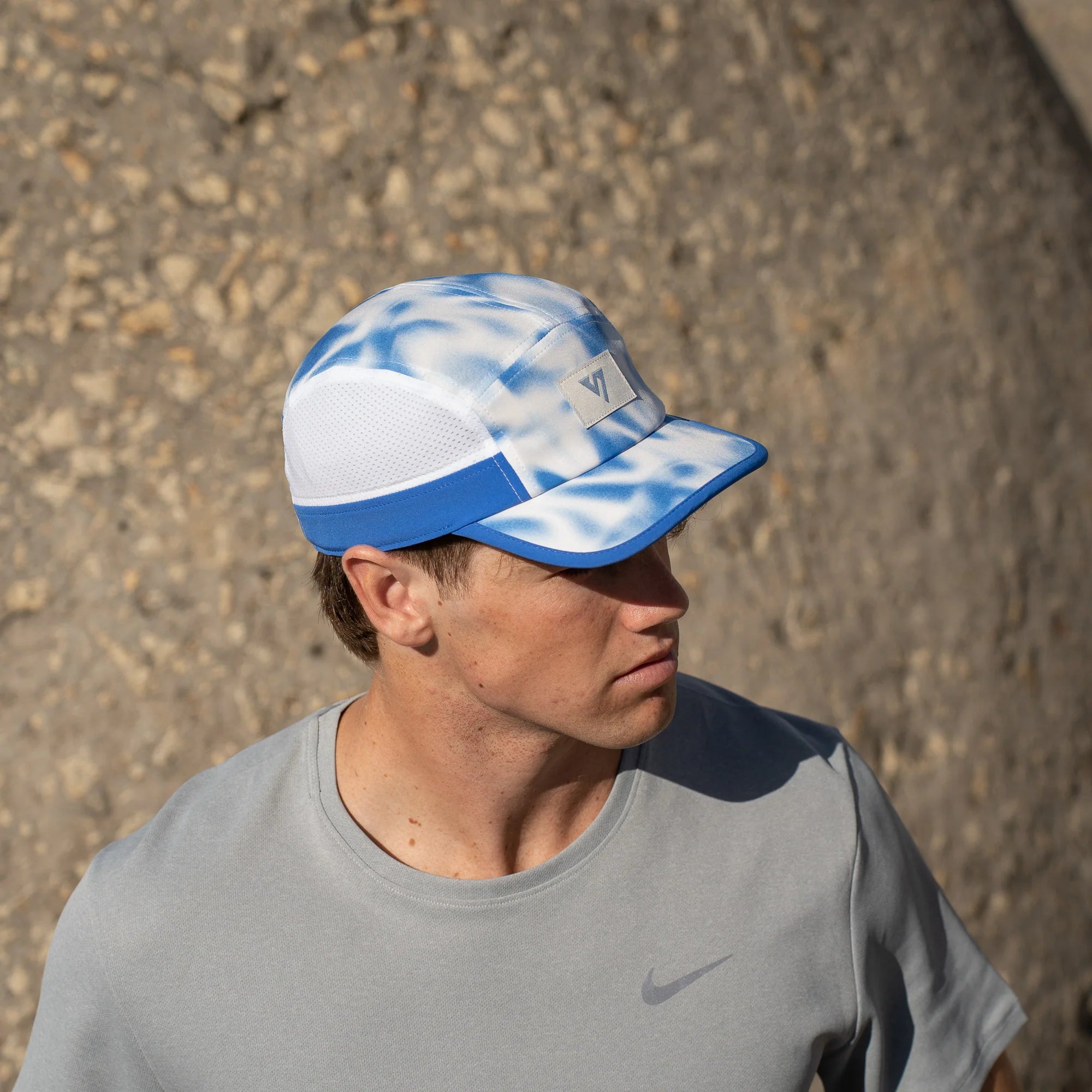 Blue Mist Running Cap