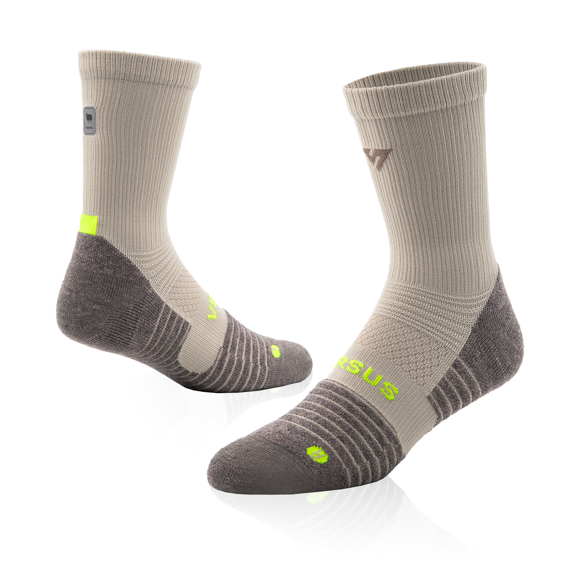 Glacier Sand Merino Winter Socks