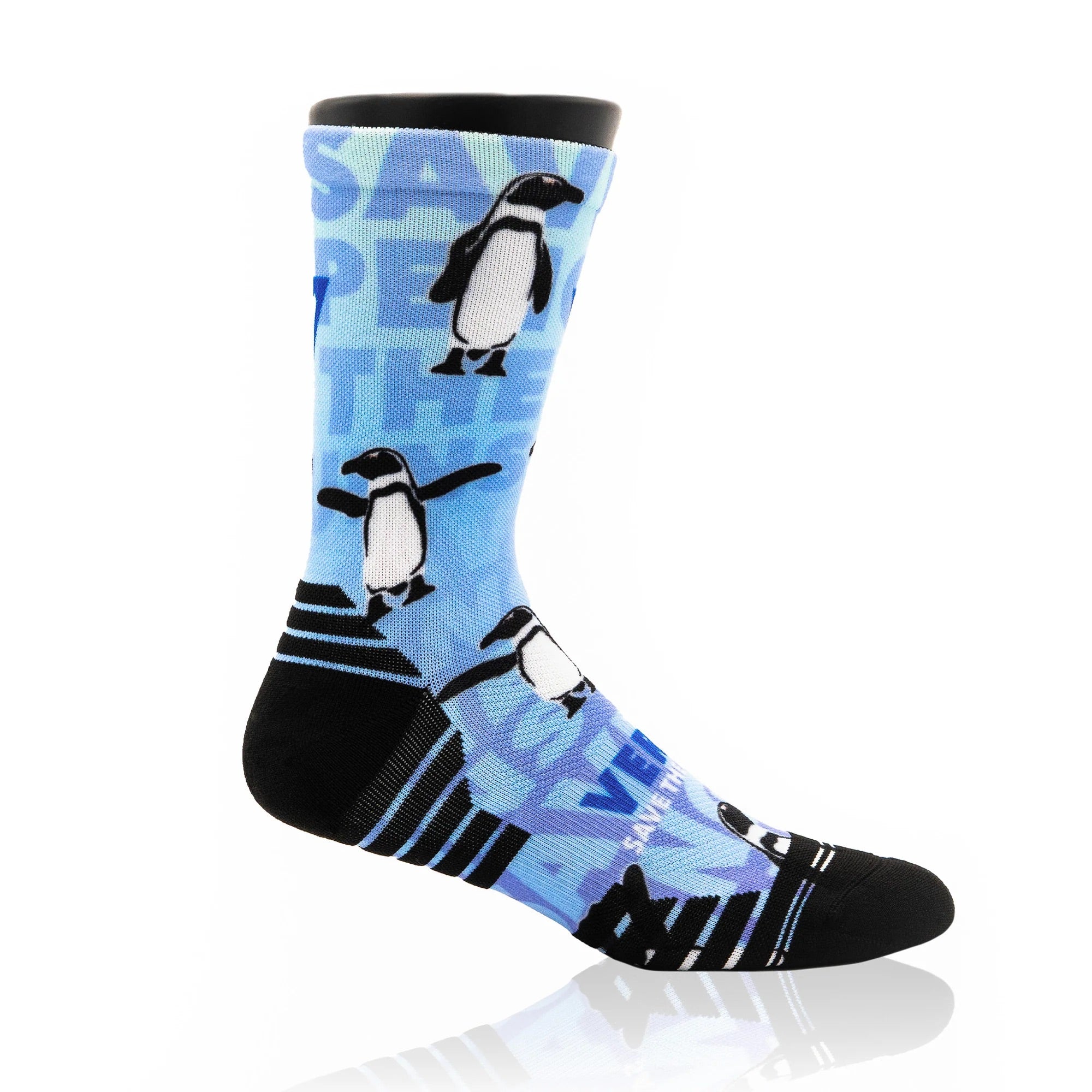 Save The Penguin Active Crew Socks