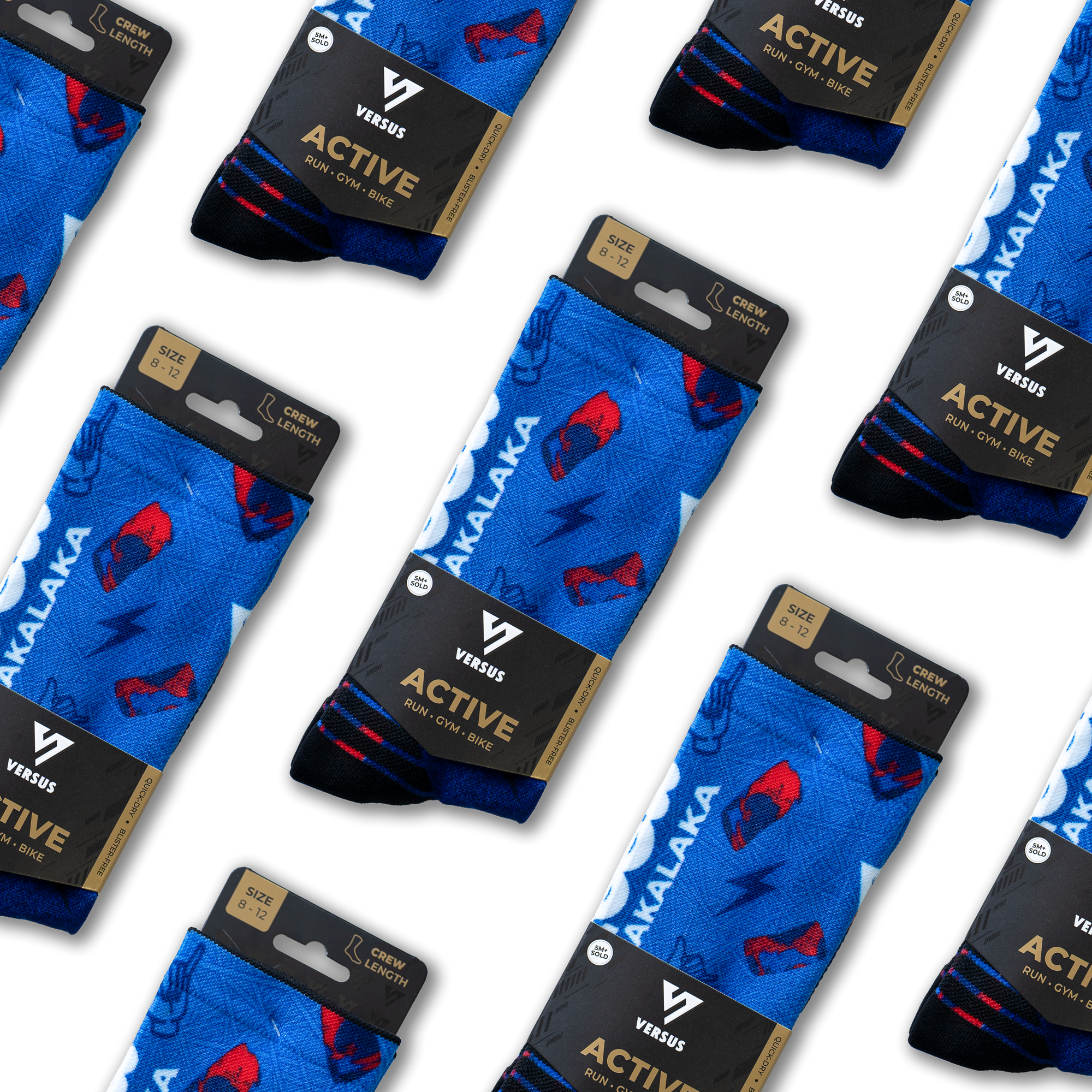 Boom Shakalaka Active Crew Socks