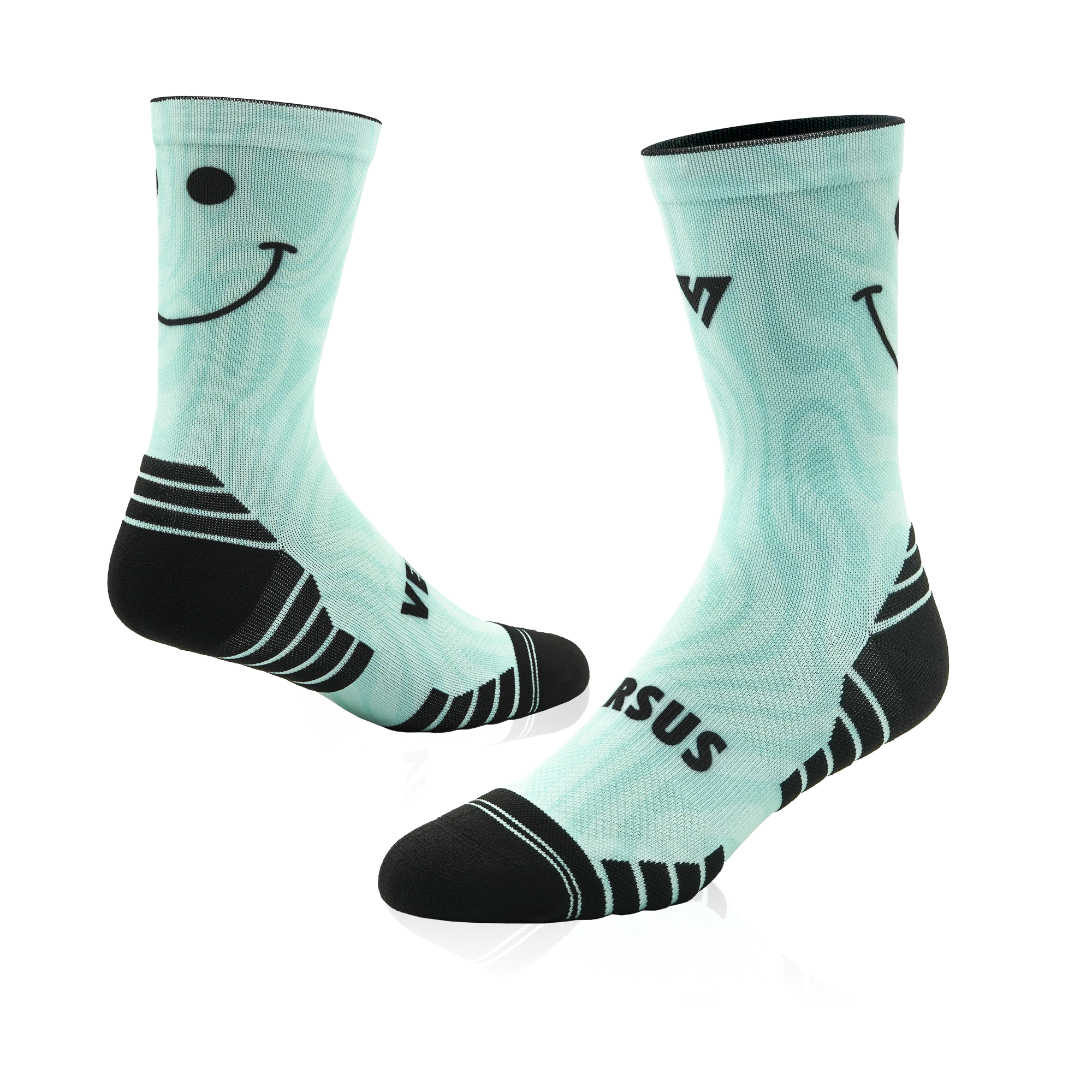 Bubblegum Smile Active Crew Socks