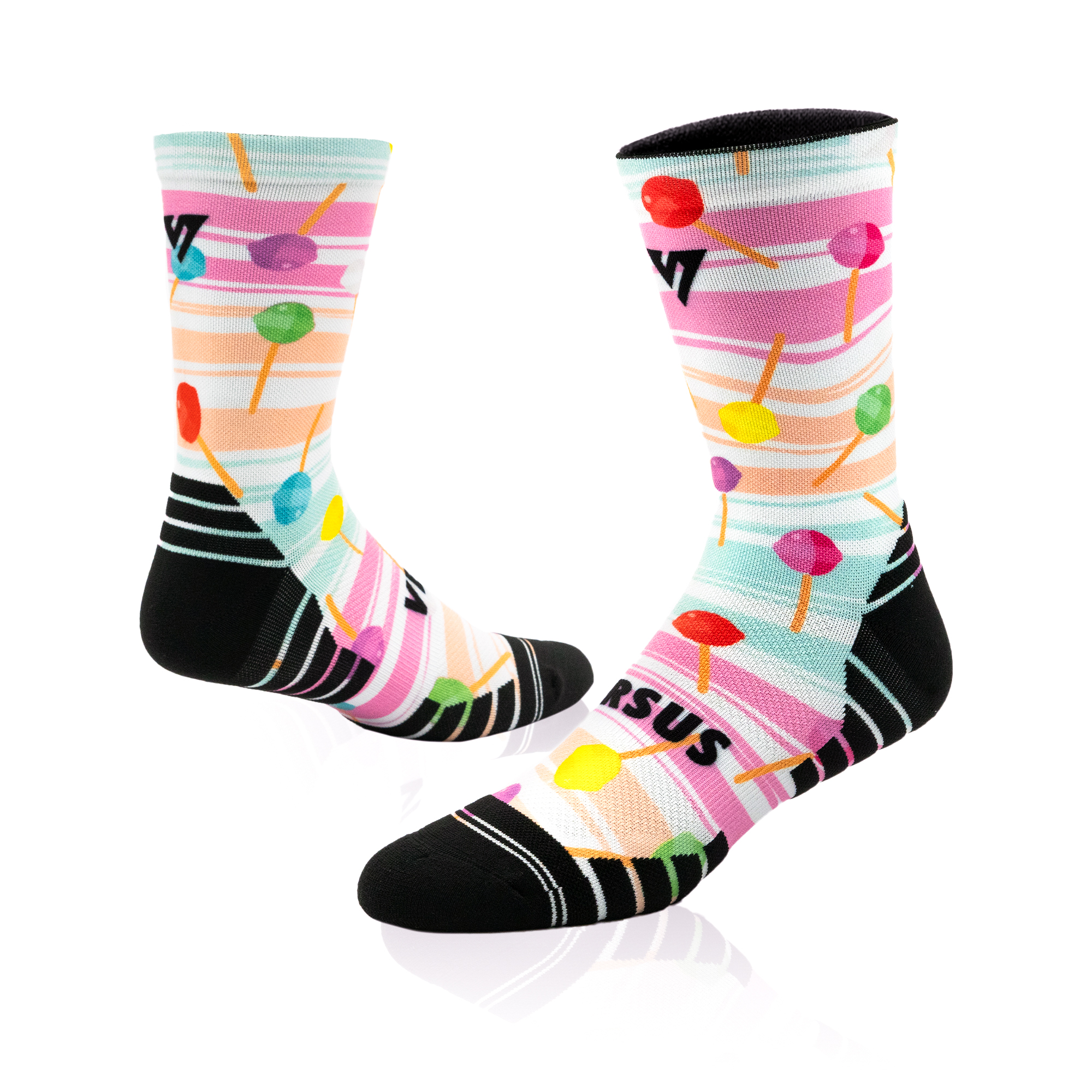 Lollipop Active Crew Socks