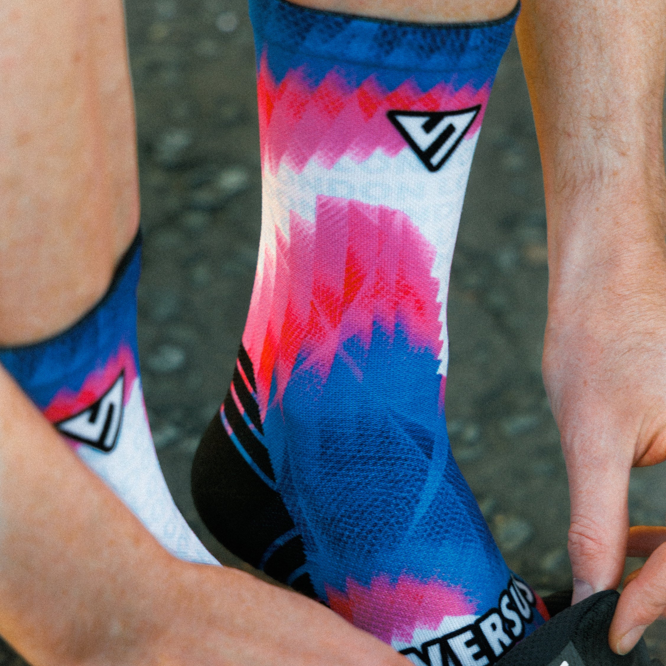 RUN London Swirl 2026 Active Crew Socks