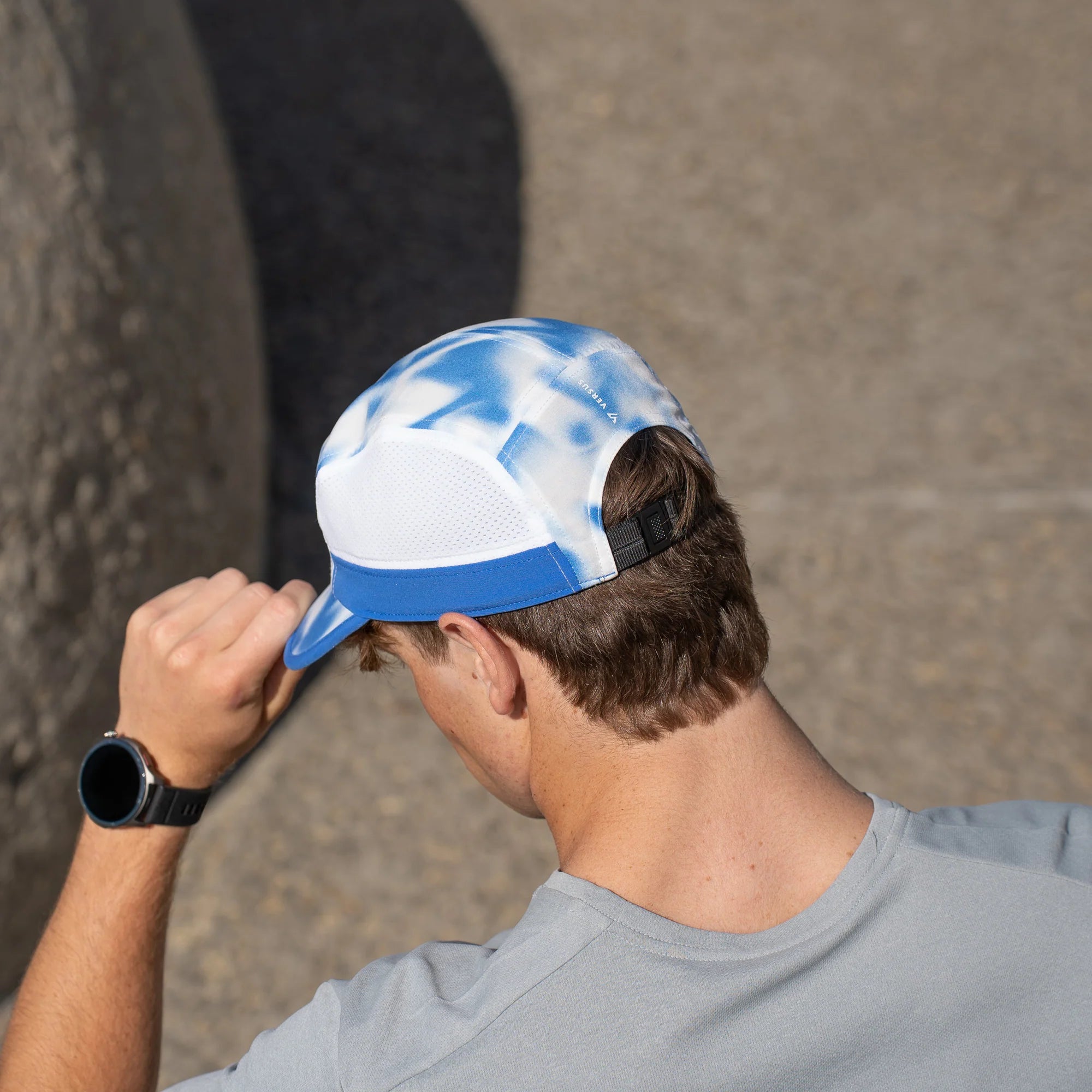 Blue Mist Running Cap