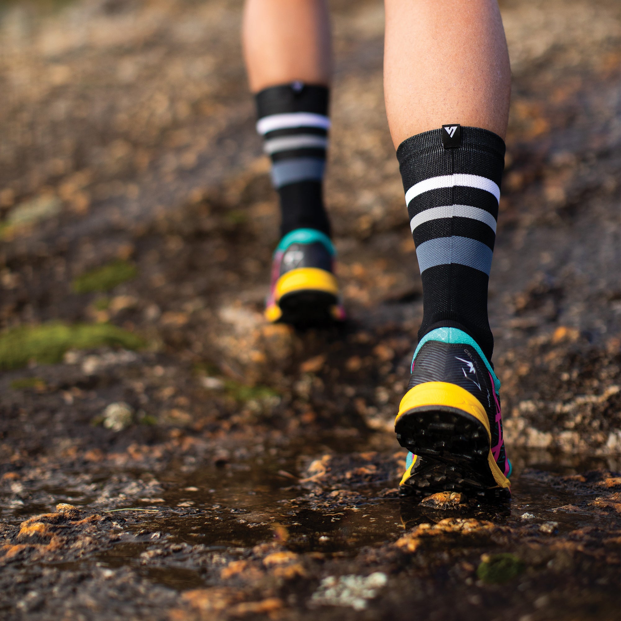 Shadow Stripes Trail Run Socks 2 | Versus Socks