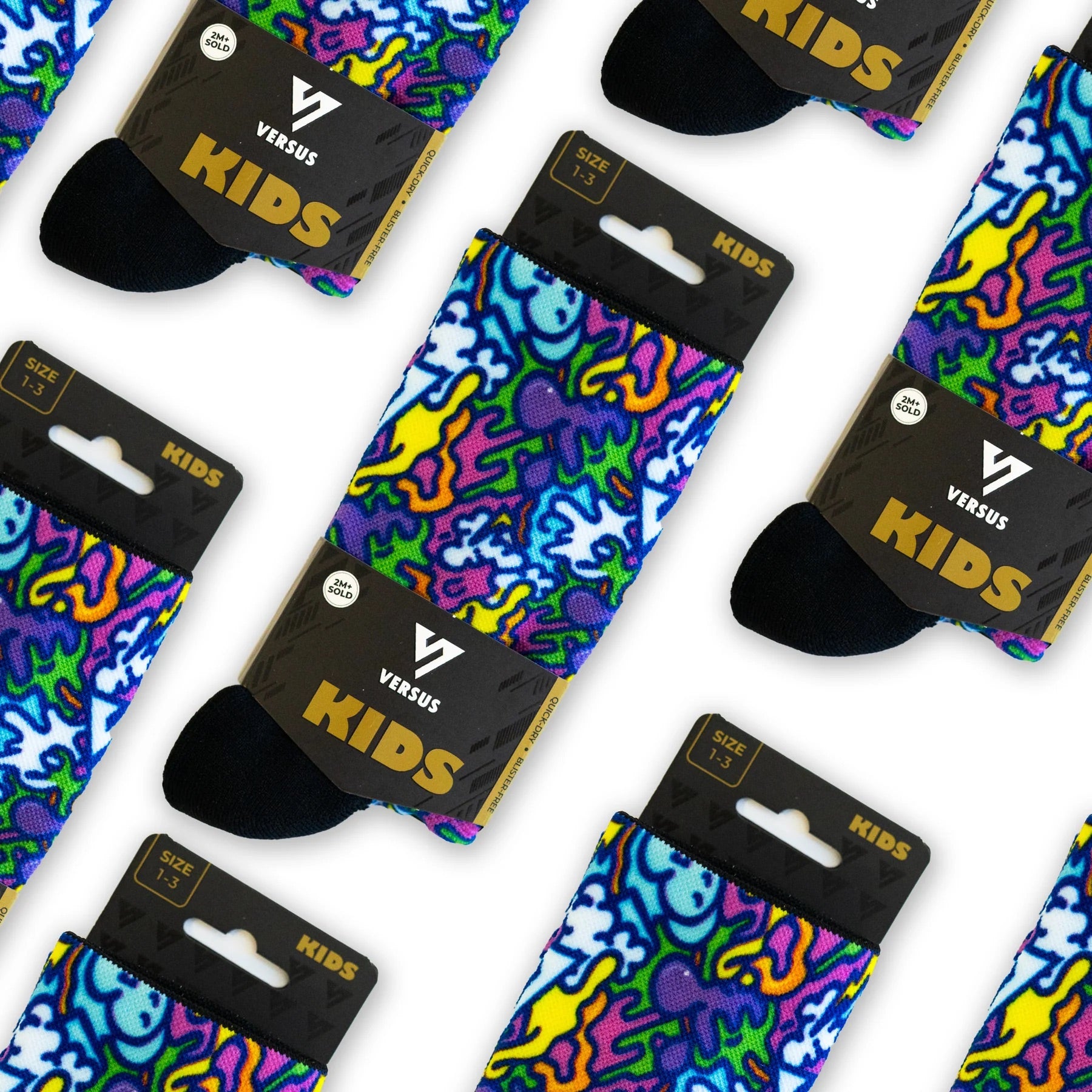 Squiggle KIDS Active Crew Socks