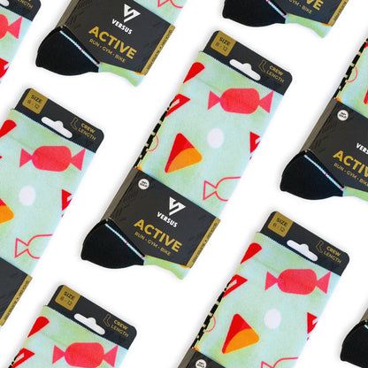 Silly Sweets Active Crew Socks