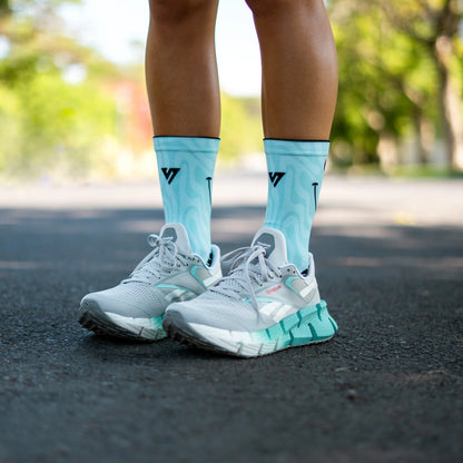 Bubblegum Smile Active Crew Socks