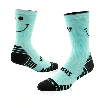 Bubblegum Smile Active Crew Socks