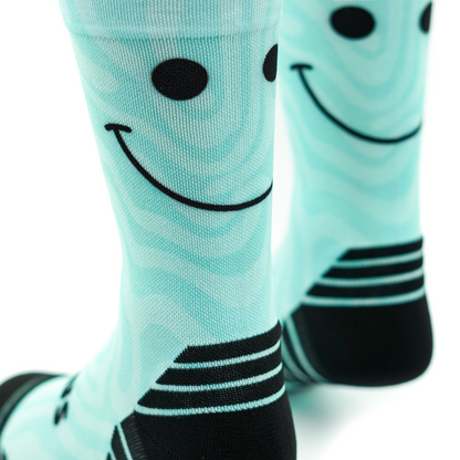 Bubblegum Smile Active Crew Socks