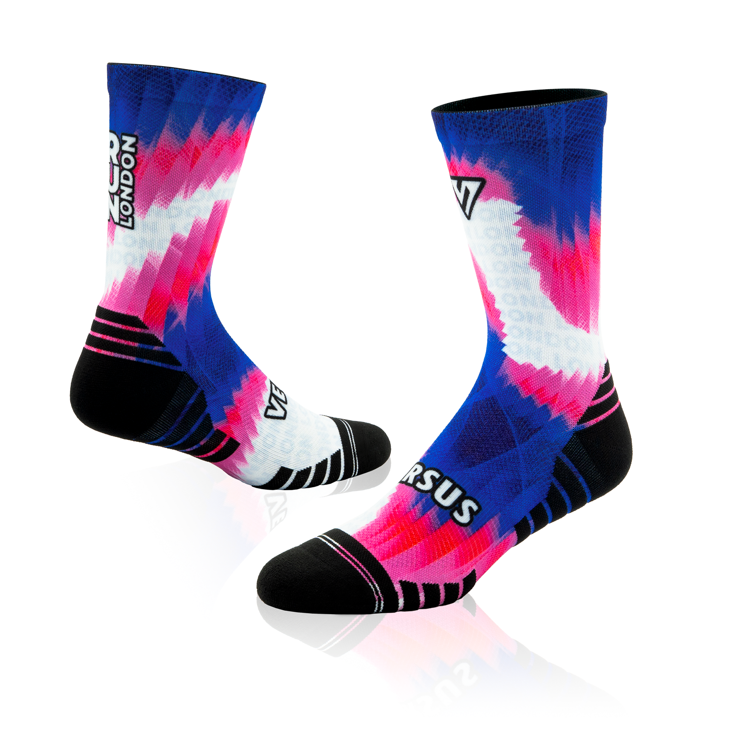 RUN London Swirl 2026 Active Crew Socks