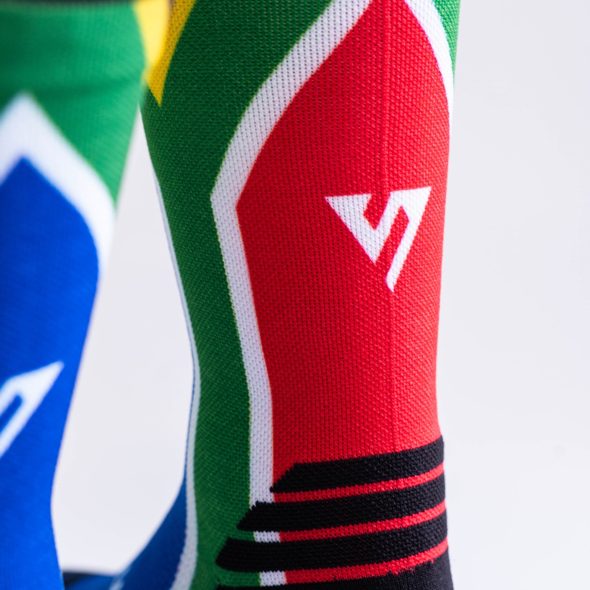 South Africa Flag Active Crew Socks