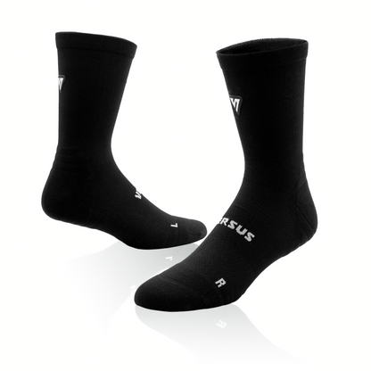 Classic Black Active Crew Tab Socks
