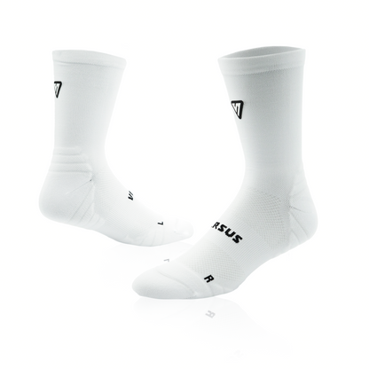 Classic White Active Crew Tab Socks