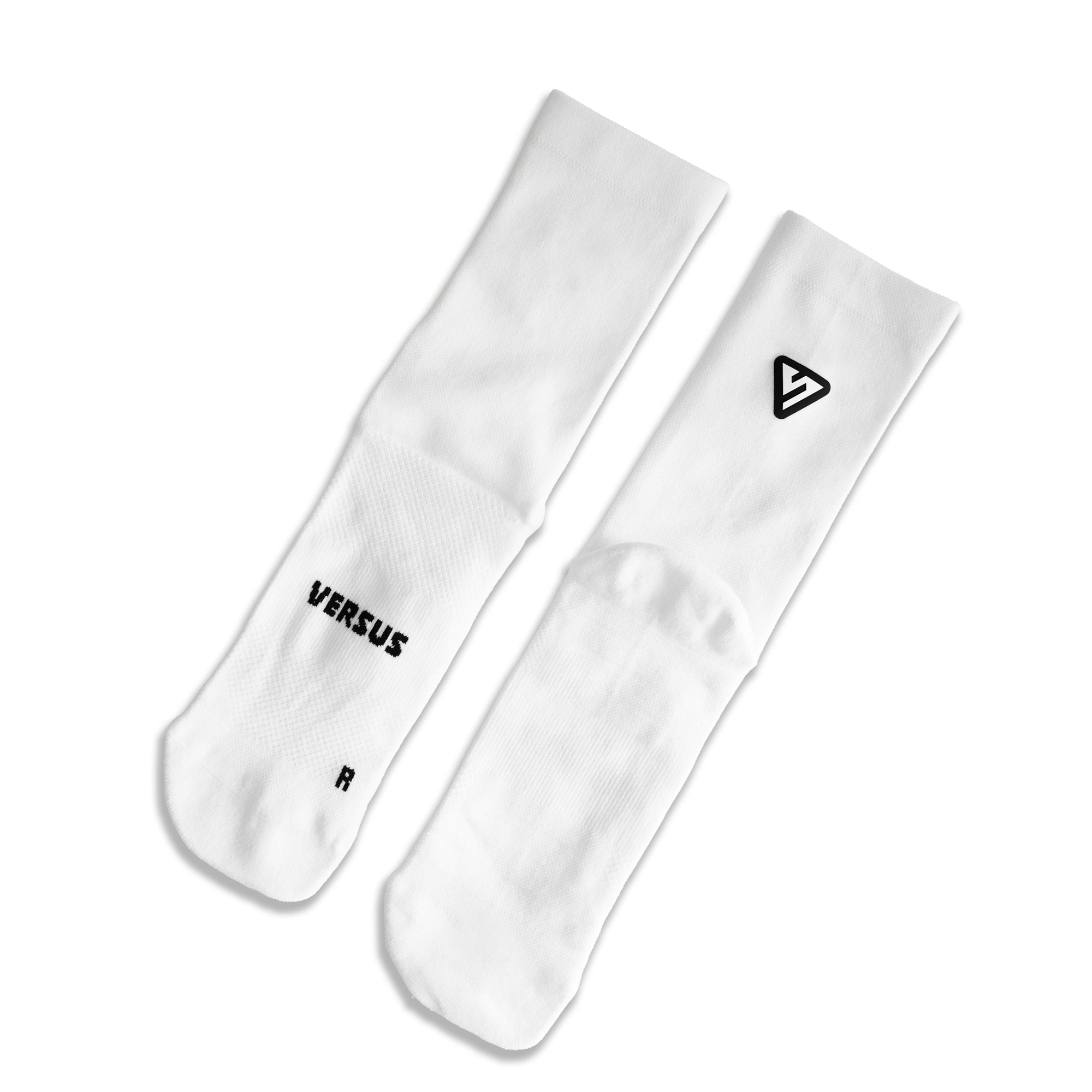 Classic White Active Crew Tab Socks Bundle (4 Pack)