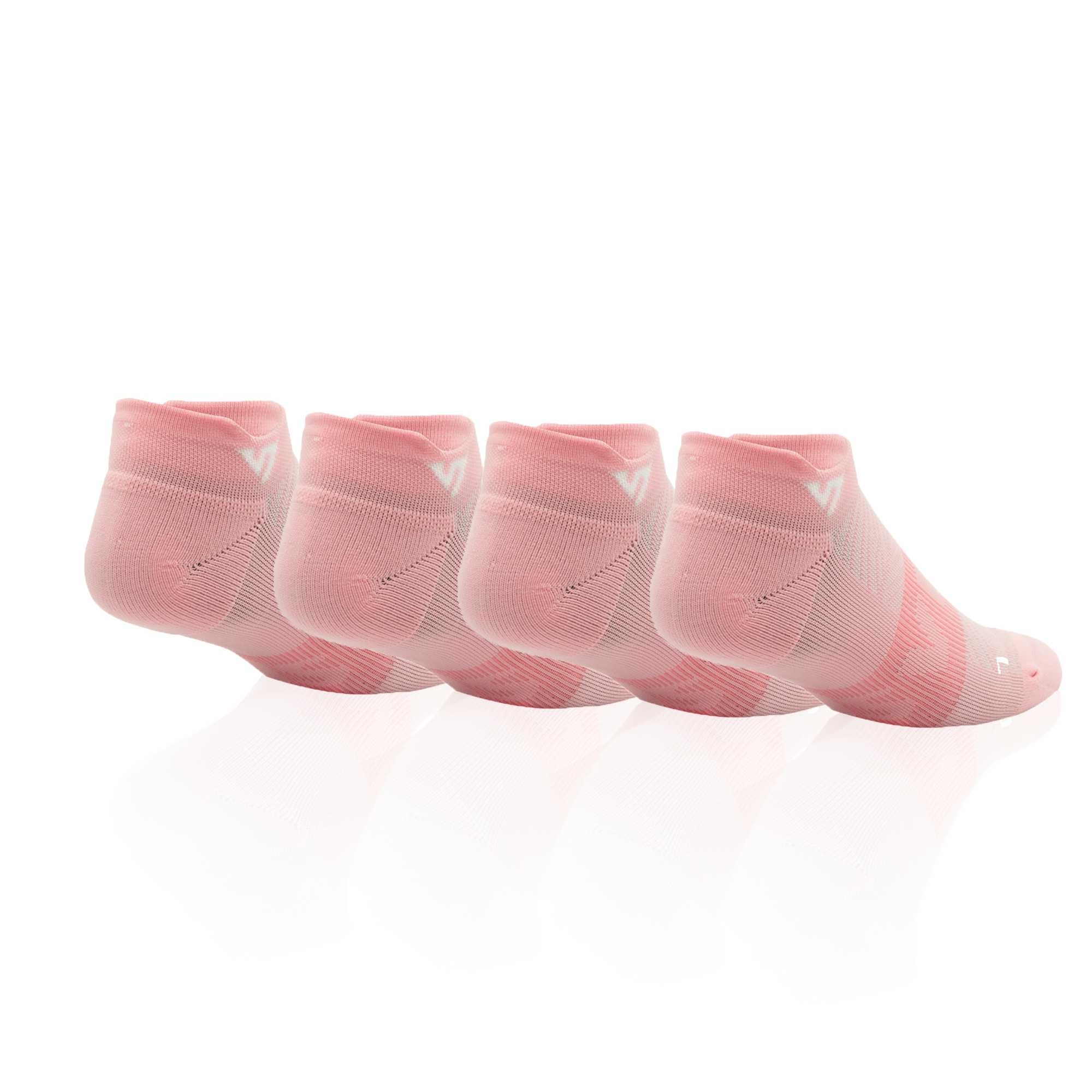 Pink Velocity Trainer Socks Bundle (4 Pack)