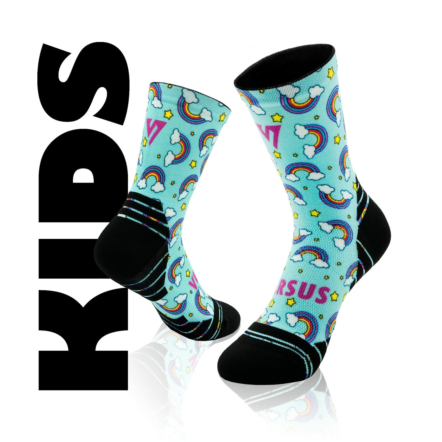 Rainbow KIDS Active Crew Socks