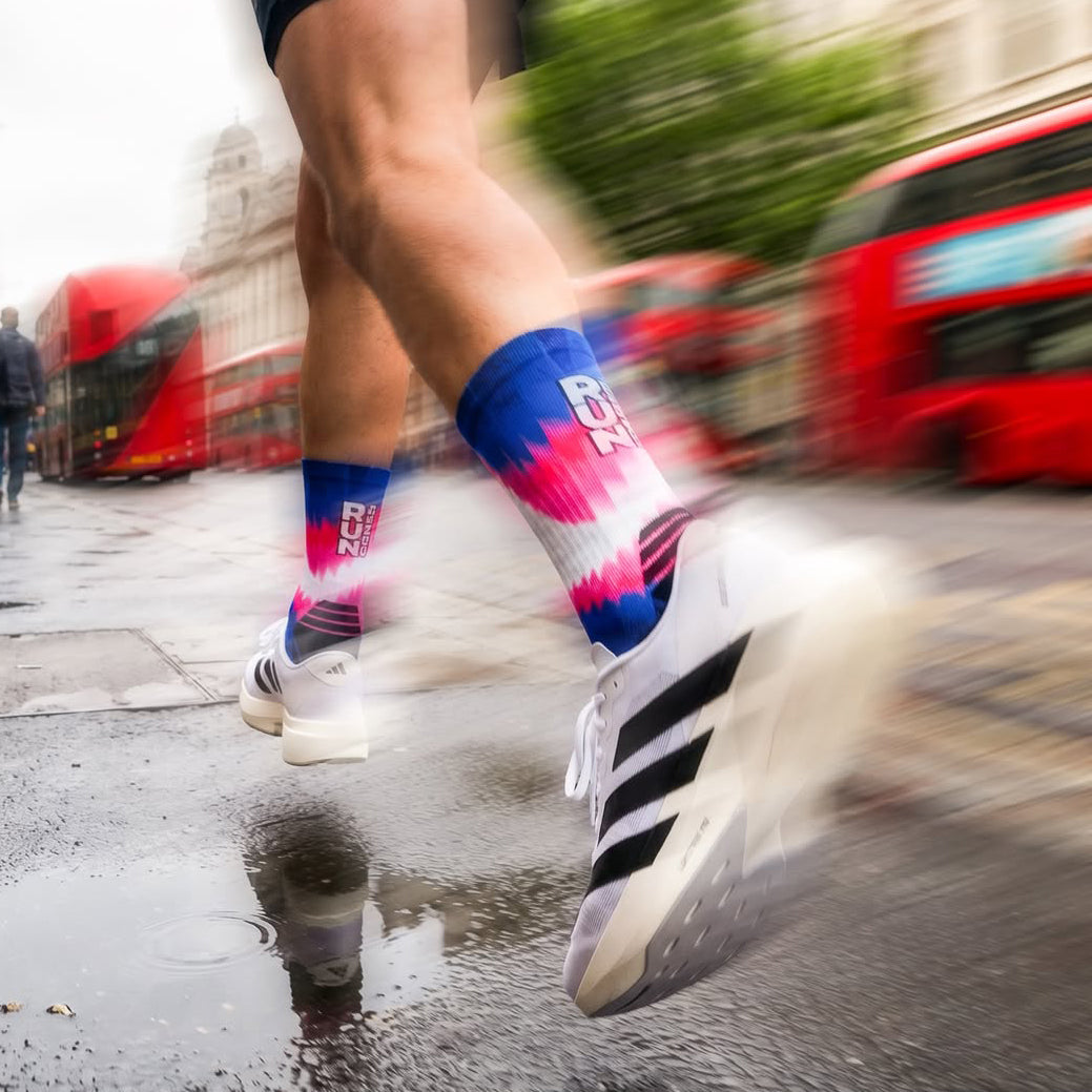 RUN London Swirl 2026 Active Crew Socks