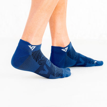 Blue Velocity Trainer Socks Bundle (4 Pack)