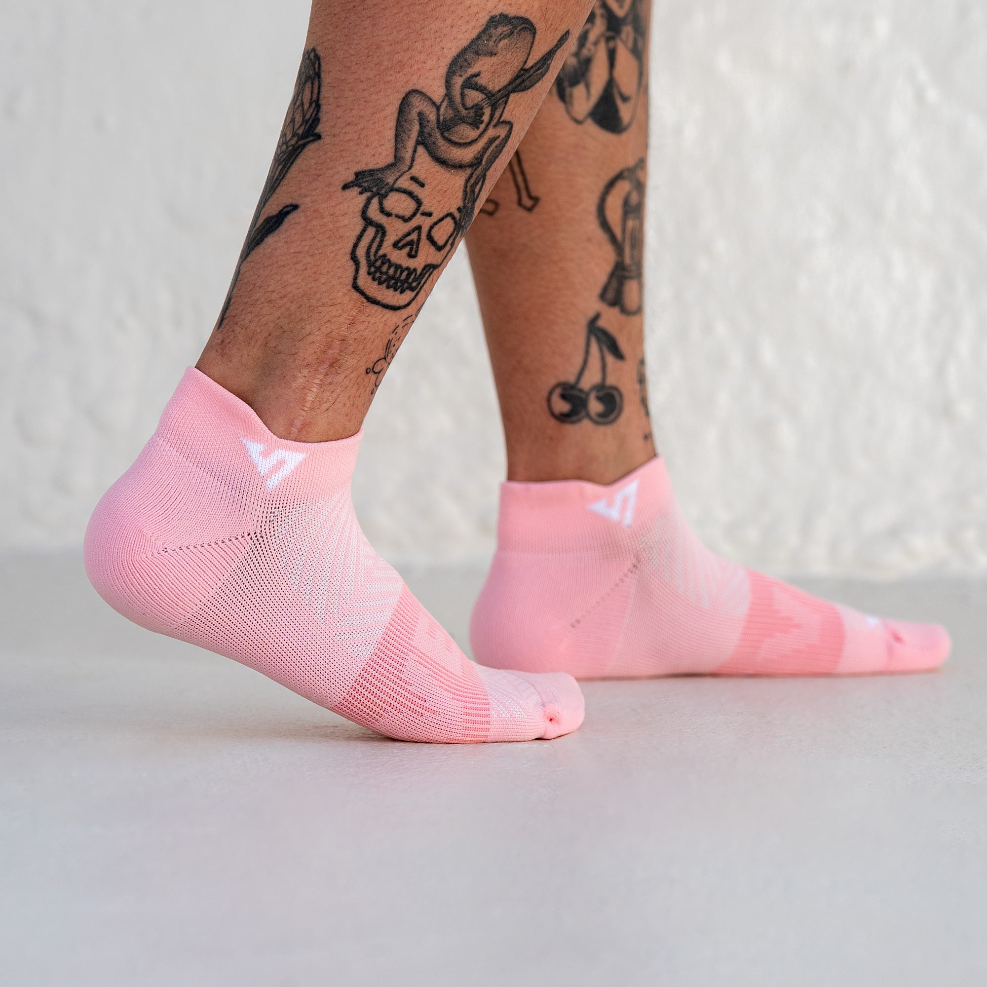 Pink Velocity Trainer Socks Bundle (4 Pack)