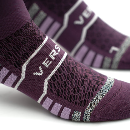 Midnight Plum Trail Run Socks