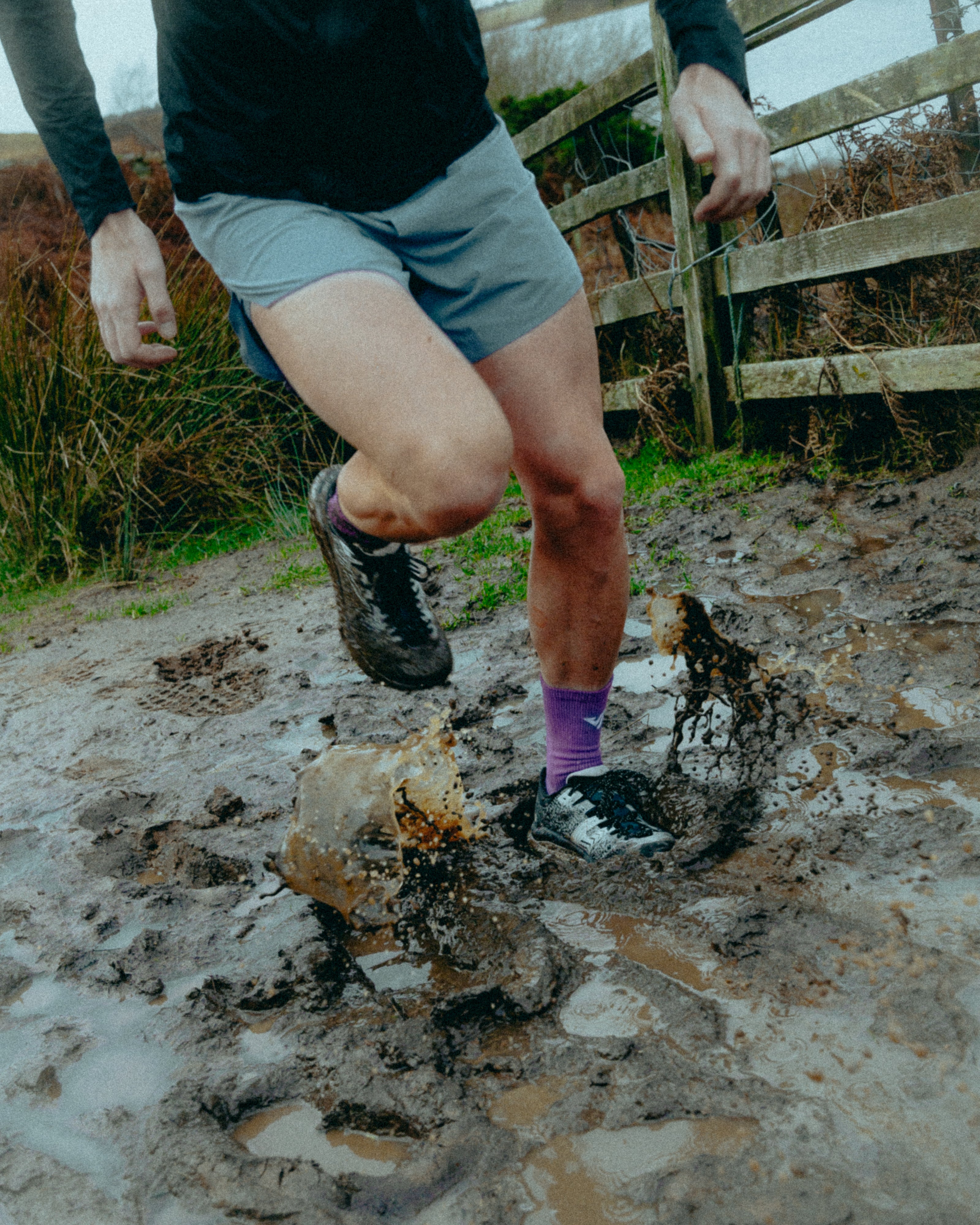 Winter Berry Merino Winter Socks