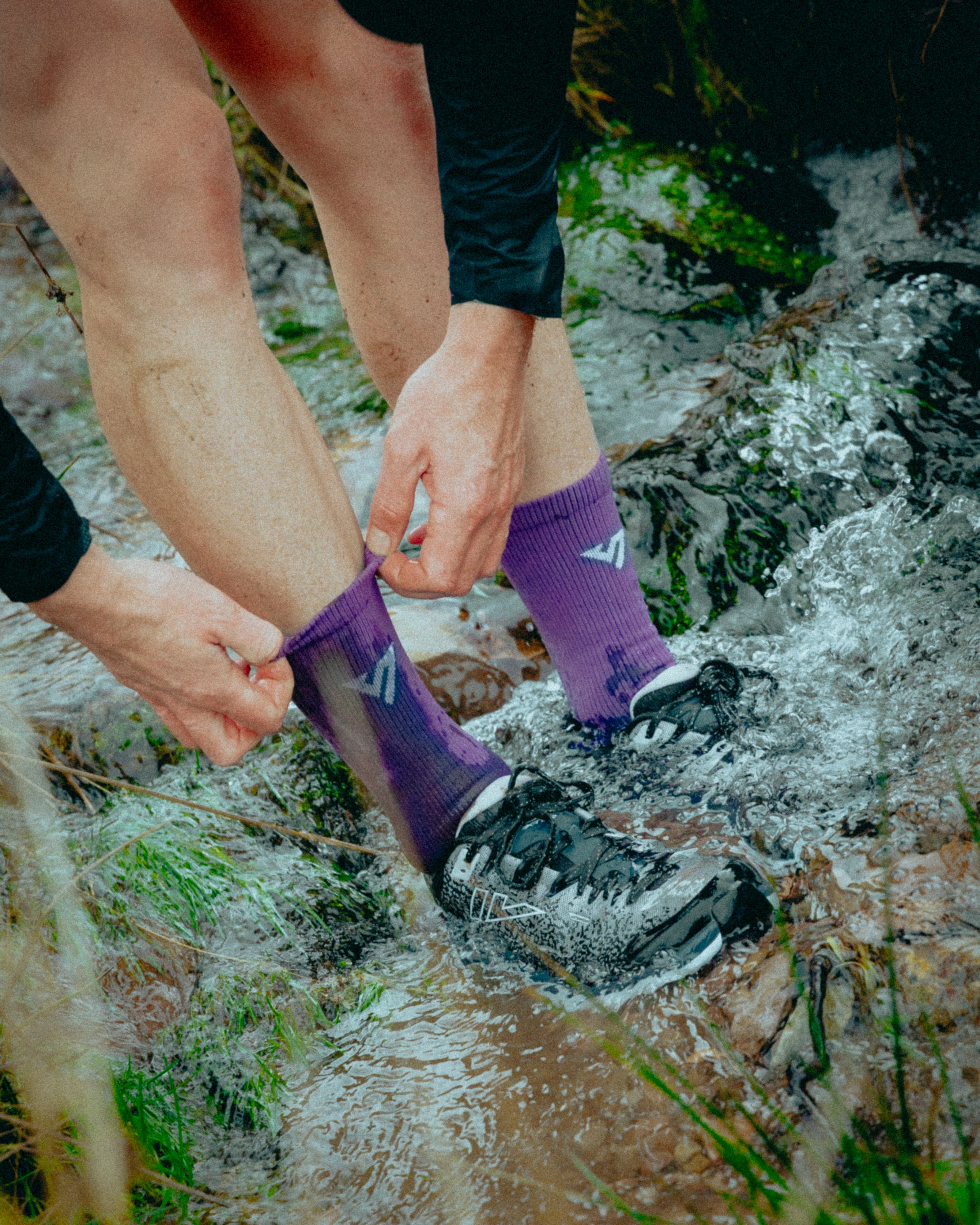 Winter Berry Merino Winter Socks