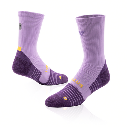 Frosted Lavender Merino Winter Socks