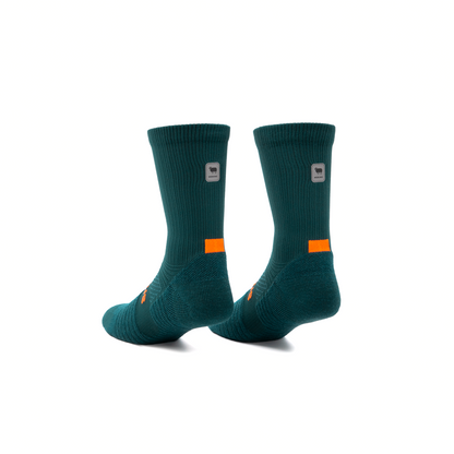 Forest Teal Merino Winter Socks