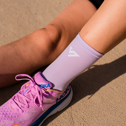 Classic Lilac Active Crew Socks