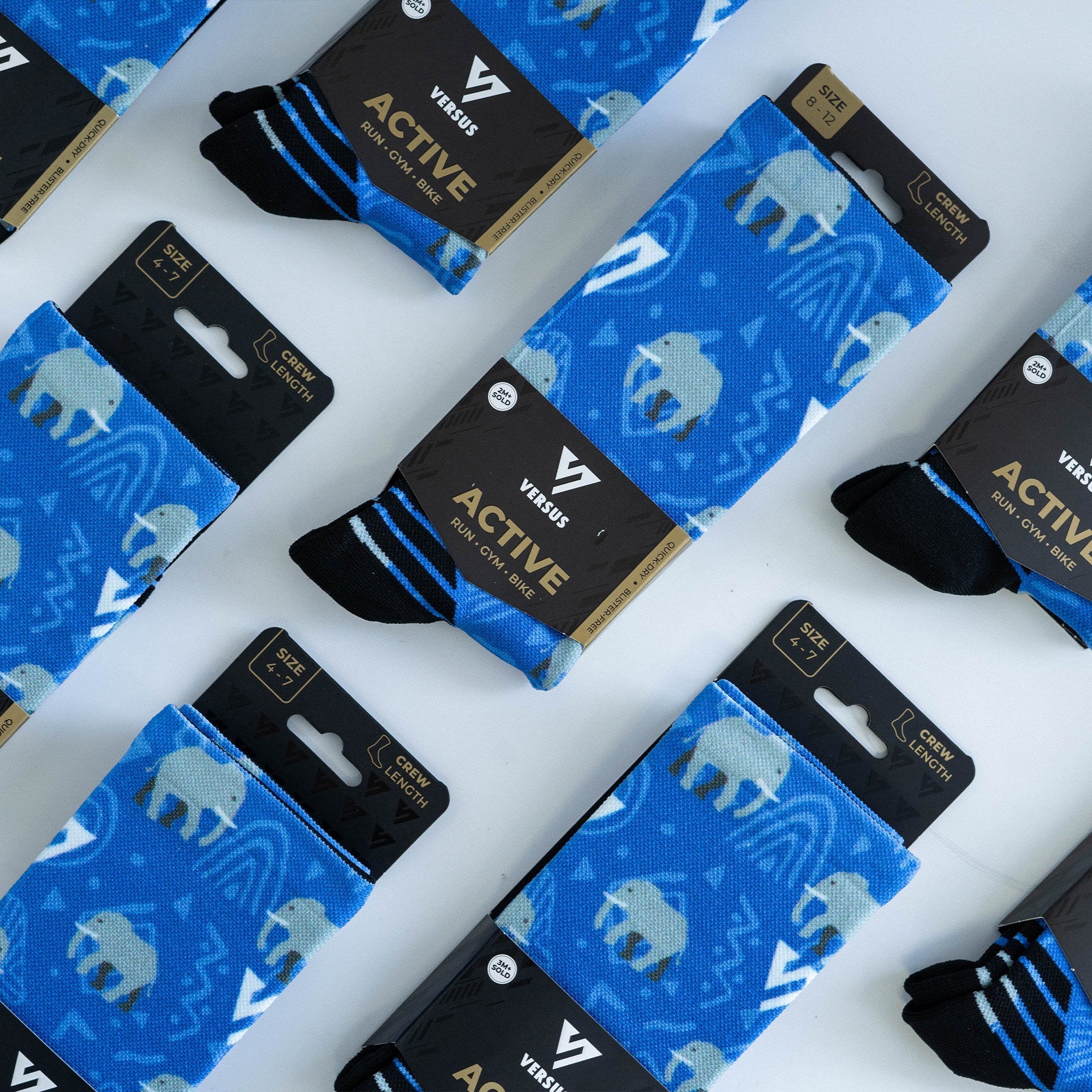 Elephant Active Crew Socks