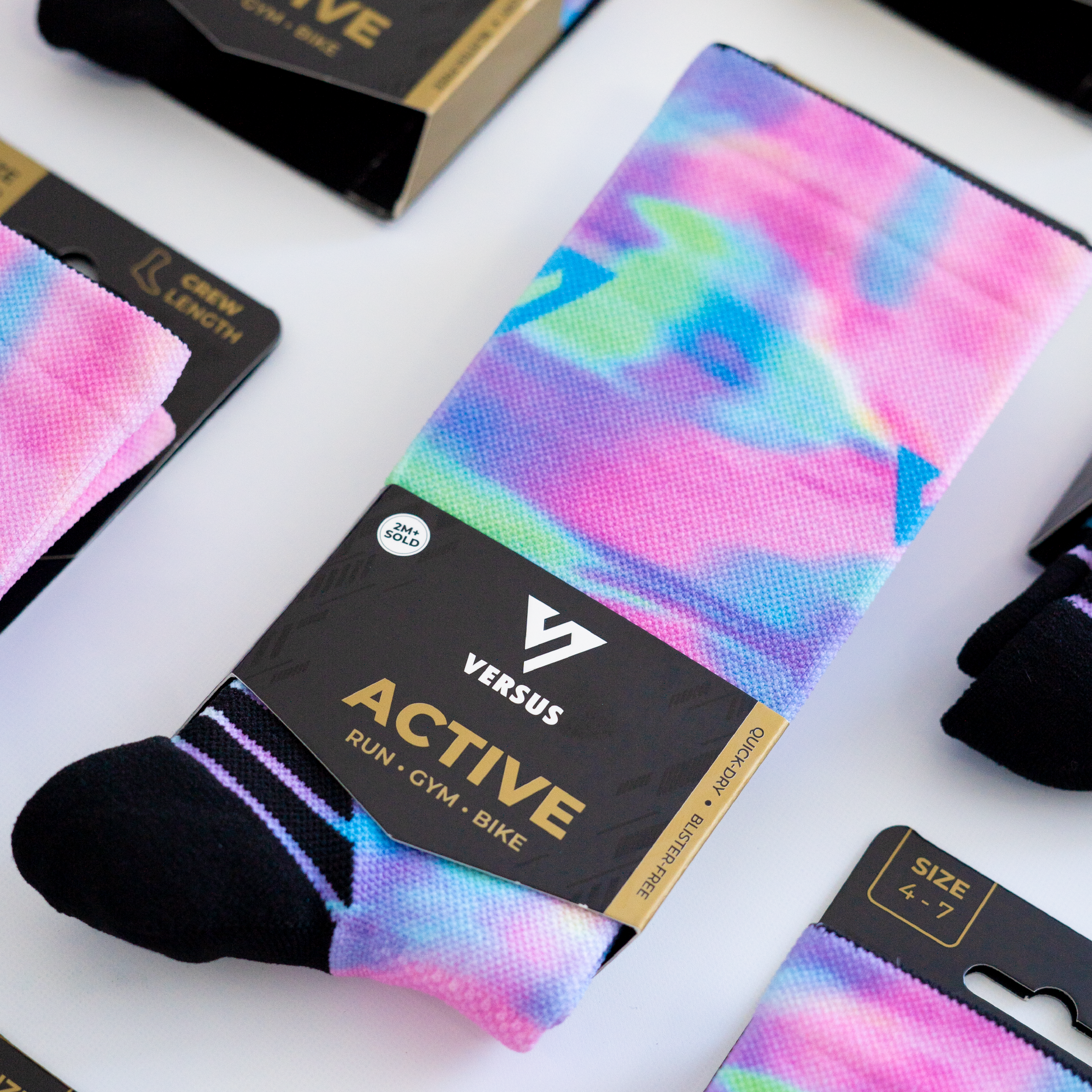 Mirage Active Crew Socks