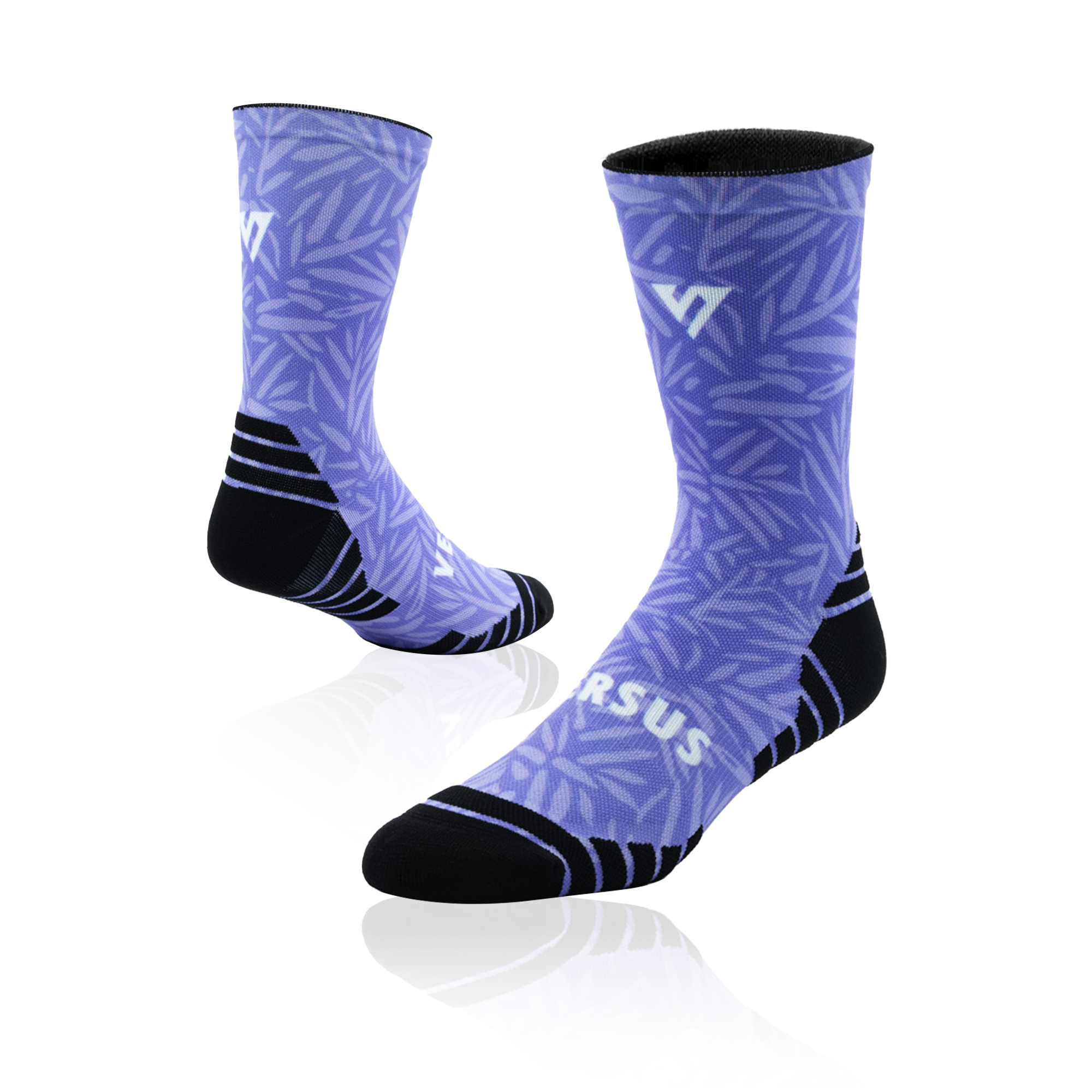 Purple Valley Active Crew Socks