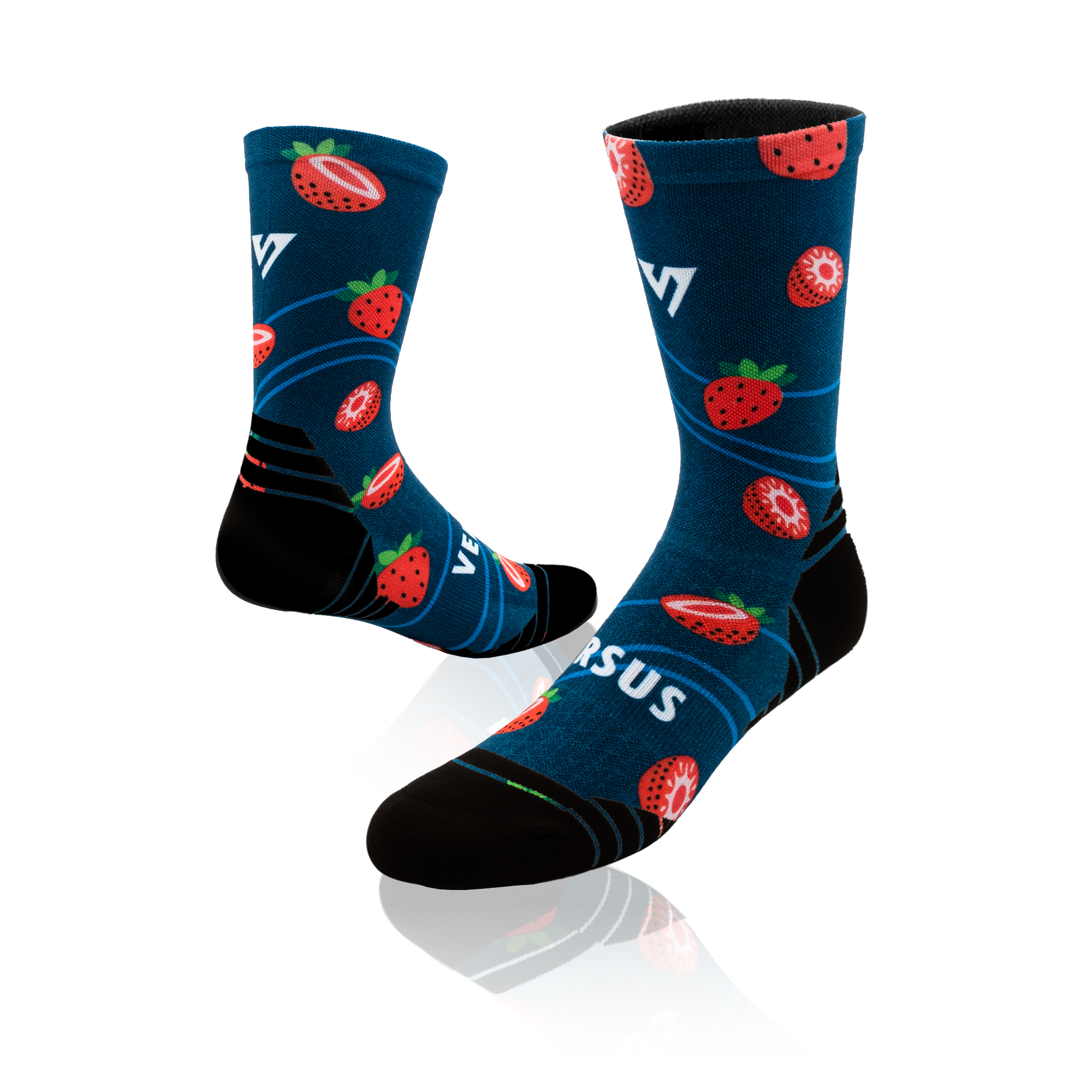 Strawberry Active Crew Socks