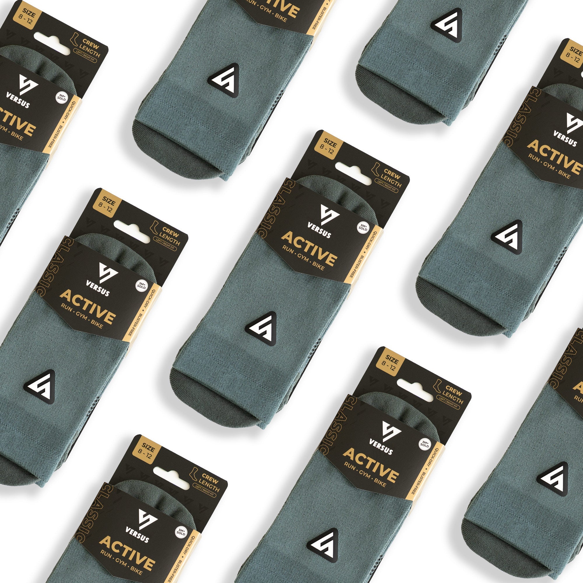 Classic Airforce Active Crew Tab Socks