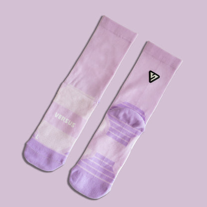 Classic Lilac Active Crew Tab Socks