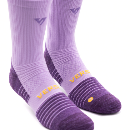 Frosted Lavender Merino Winter Socks