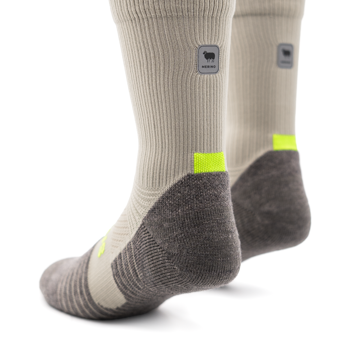Glacier Sand Merino Winter Socks