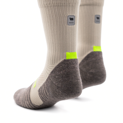 Glacier Sand Merino Winter Socks