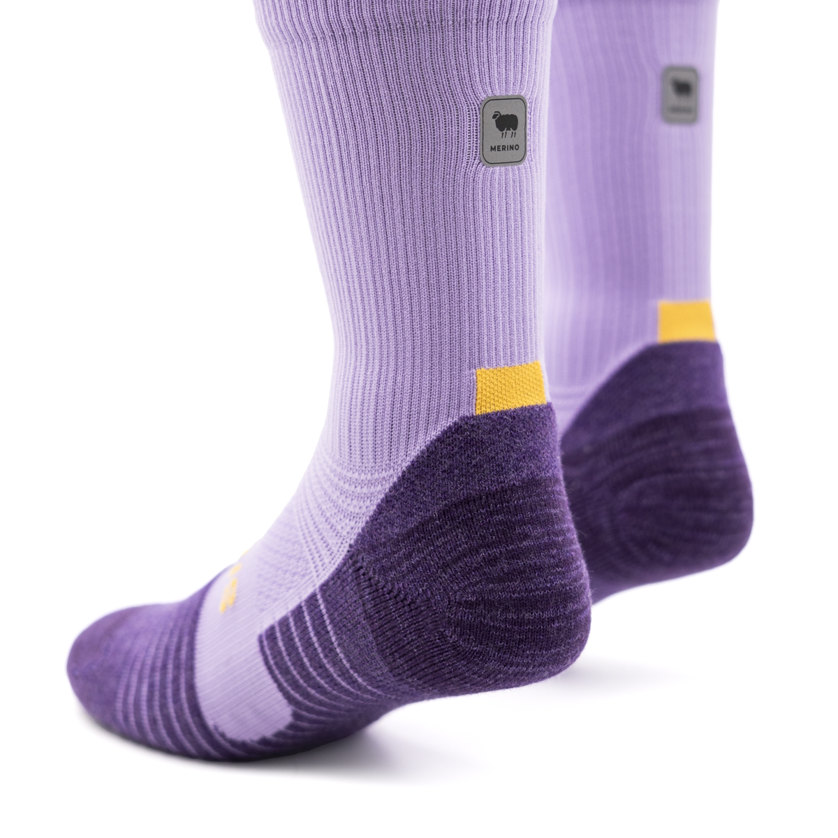 Frosted Lavender Merino Winter Socks