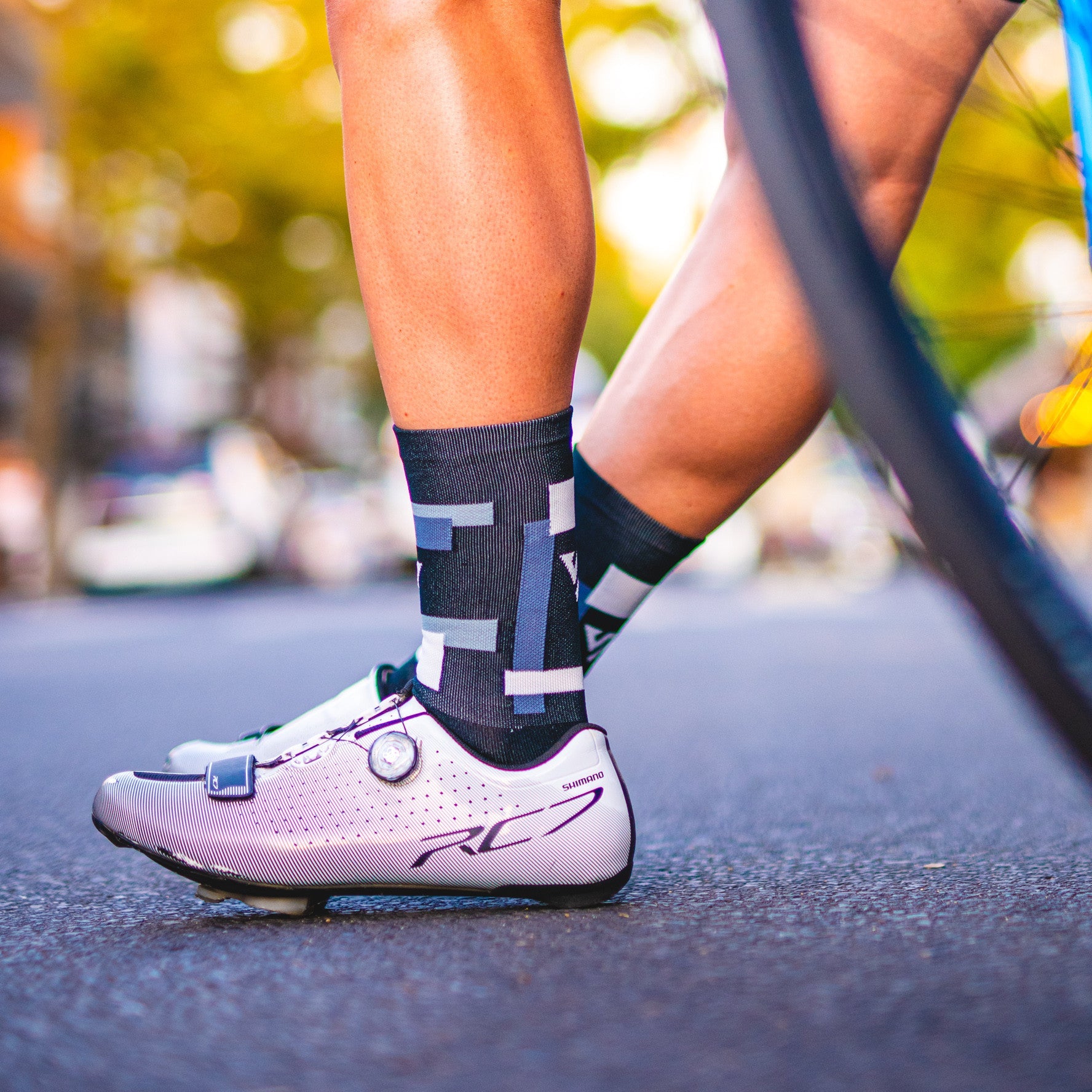 Black Blocks Cycling Socks 3 | Versus Socks