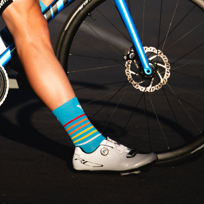 Blue Sunrise Cycling Socks 2 | Versus Socks