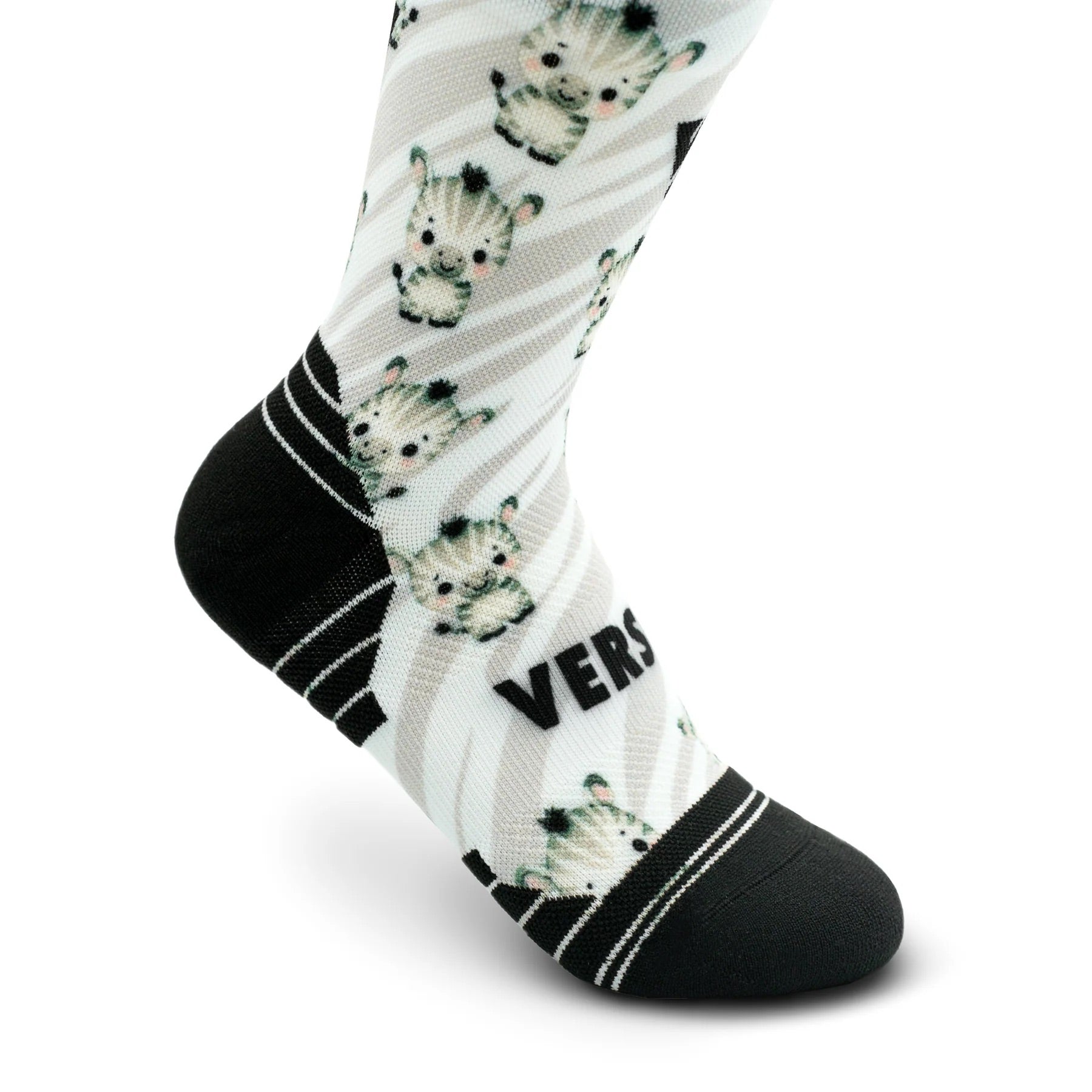 Cute Zebra KIDS Active Crew Socks