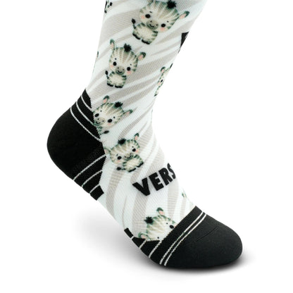 Cute Zebra KIDS Active Crew Socks