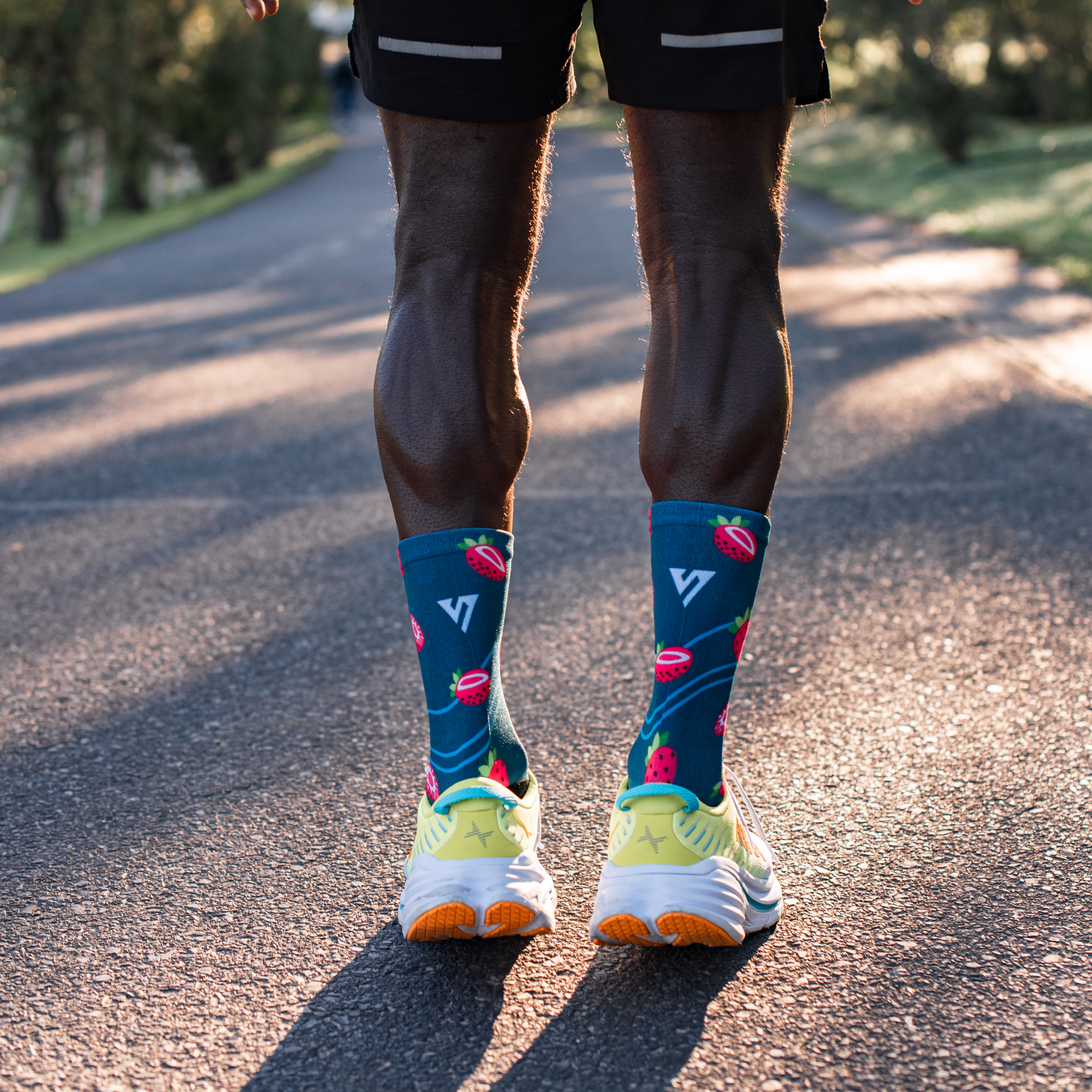 Strawberry Active Crew Socks