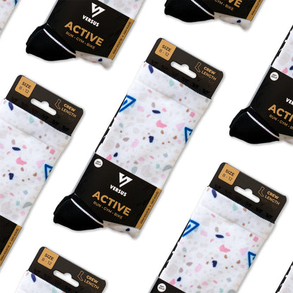 Terrazzo Active Crew Socks