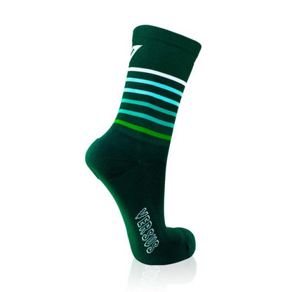 Green Stripes Cycling Socks 2 | Versus Socks