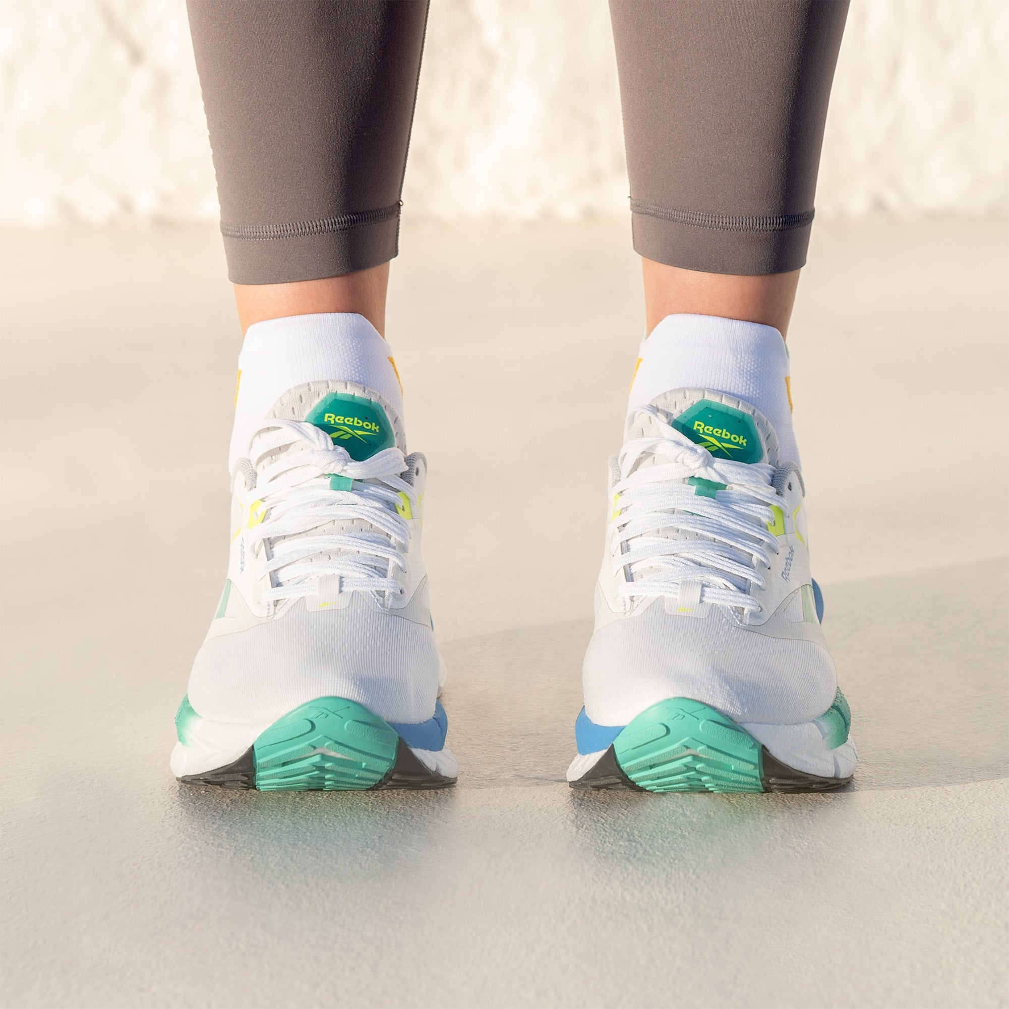 Retro Rainbow Running Ankle Socks