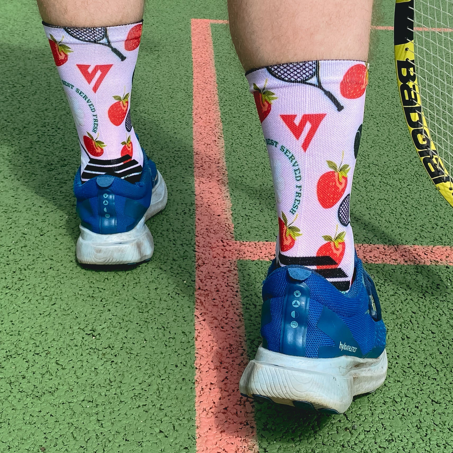 Strawberries & Cream Active Crew Socks