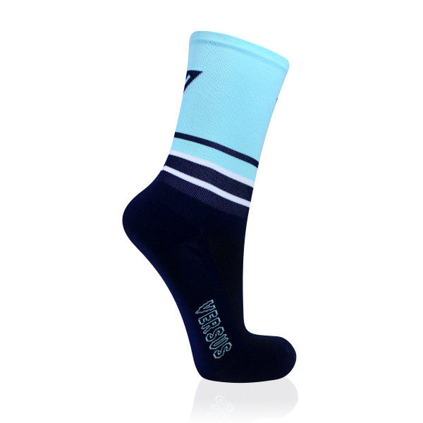Mint & Navy Cycling Socks 3 | Versus Socks